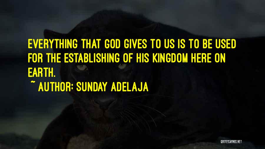 Establishing Quotes By Sunday Adelaja