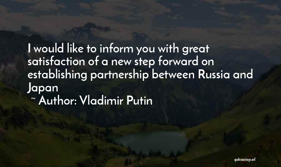 Establishing Quotes By Vladimir Putin