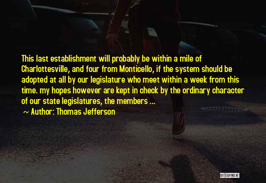 Establishment Quotes By Thomas Jefferson