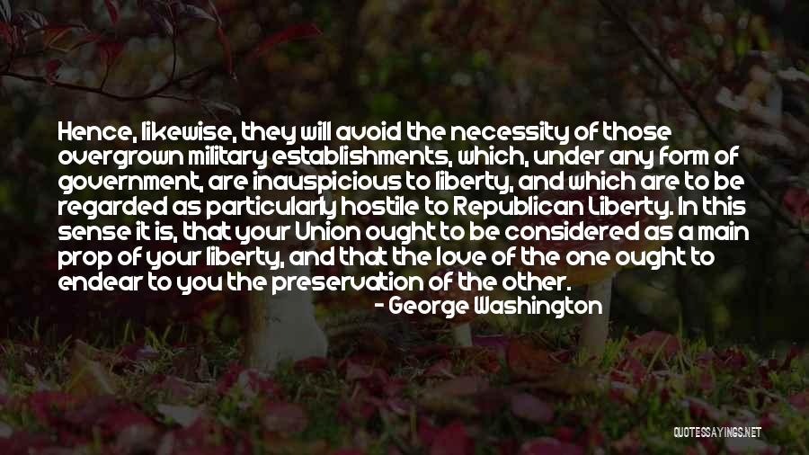 Establishments Quotes By George Washington Establishments Quotes By George Washington