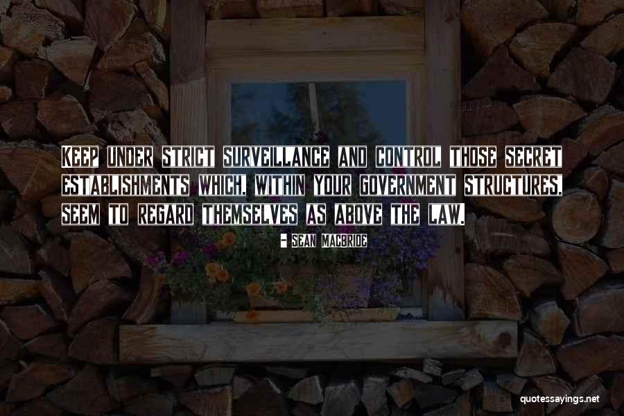 Establishments Quotes By Sean MacBride Establishments Quotes By Sean MacBride