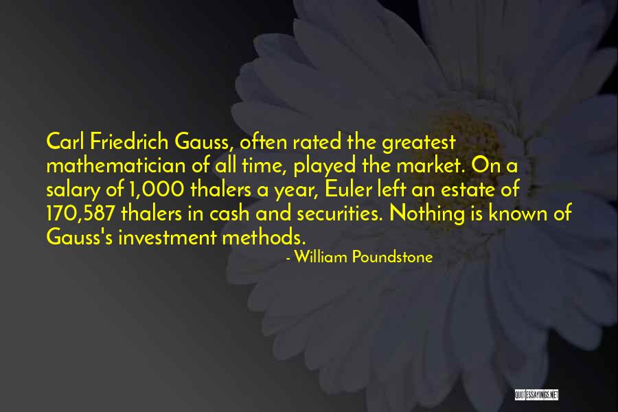 Estate A Quotes By William Poundstone Estate A Quotes By William Poundstone