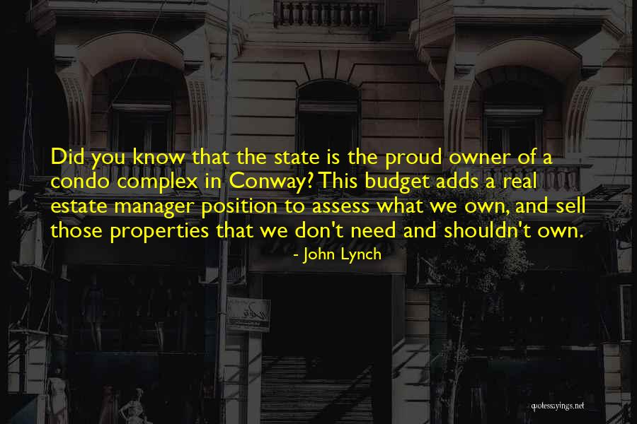 Estate Quotes By John Lynch