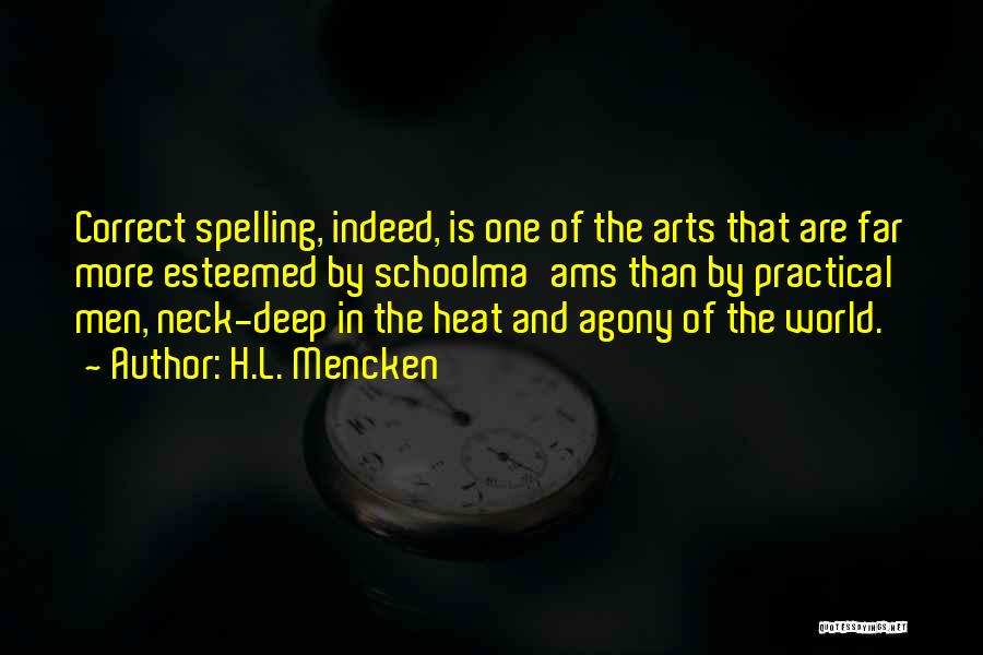 Esteemed Quotes By H.L. Mencken