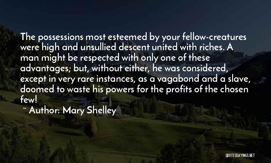 Esteemed Quotes By Mary Shelley