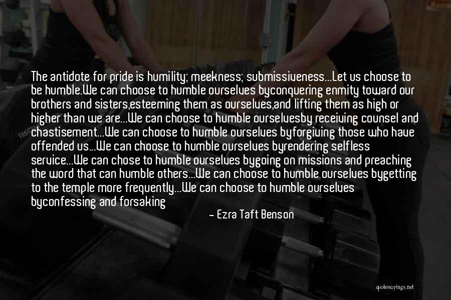 Esteeming Others Quotes By Ezra Taft Benson