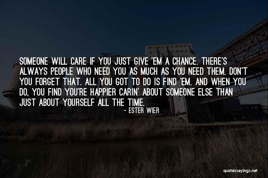 Ester Wier Quotes 304605