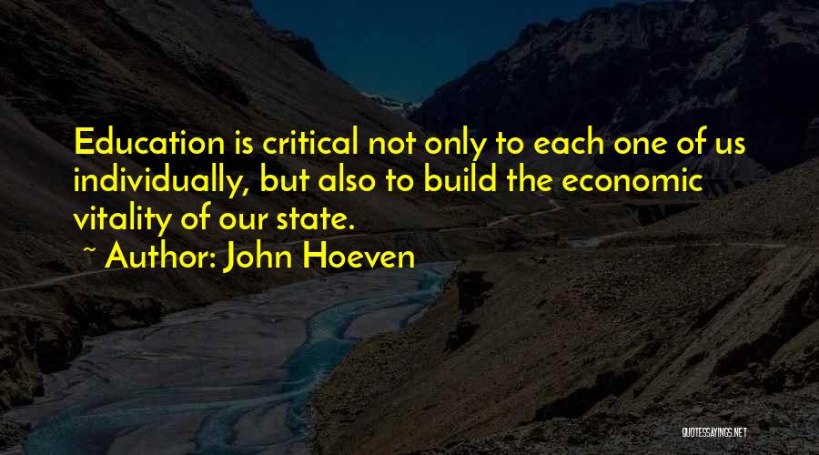 Estivate In A Sentence Quotes By John Hoeven