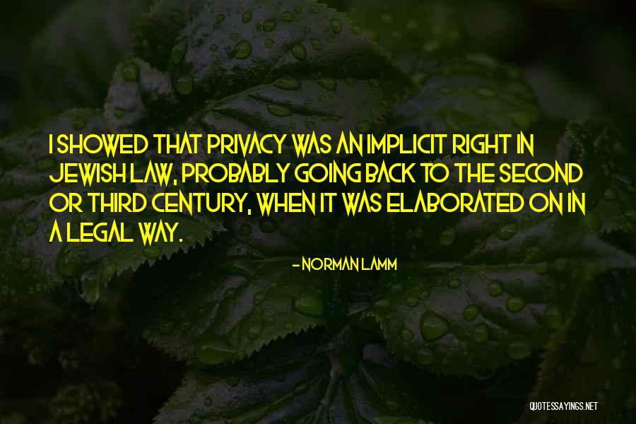 Estocada Fija Quotes By Norman Lamm Estocada Fija Quotes By Norman Lamm