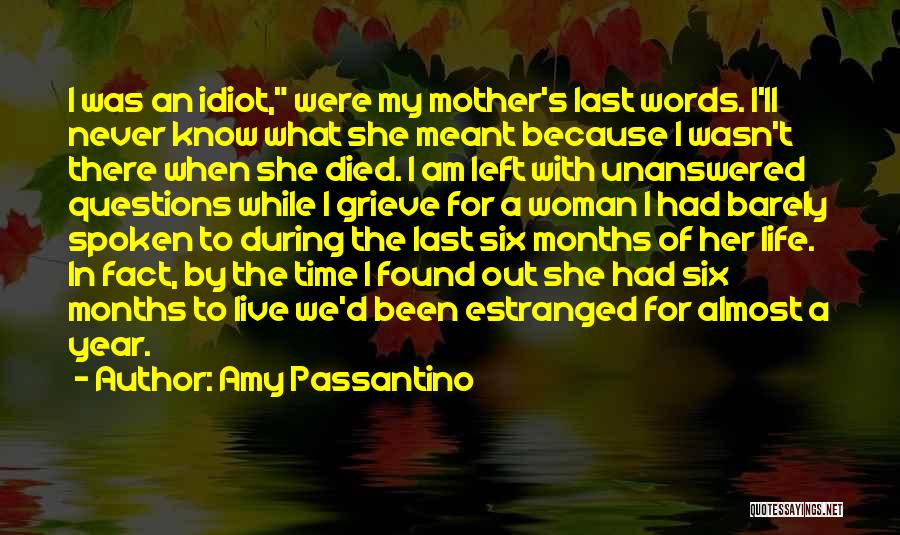 Estranged Mother Quotes By Amy Passantino