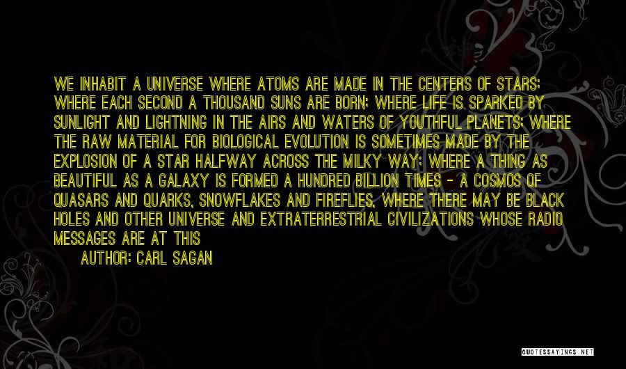 Et The Extraterrestrial Quotes By Carl Sagan