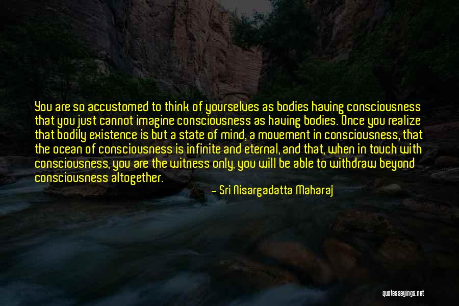 Eternal Consciousness Quotes By Sri Nisargadatta Maharaj Eternal Consciousness Quotes By Sri Nisargadatta Maharaj