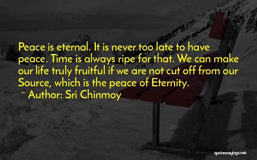 Eternal Peace Quotes By Sri Chinmoy