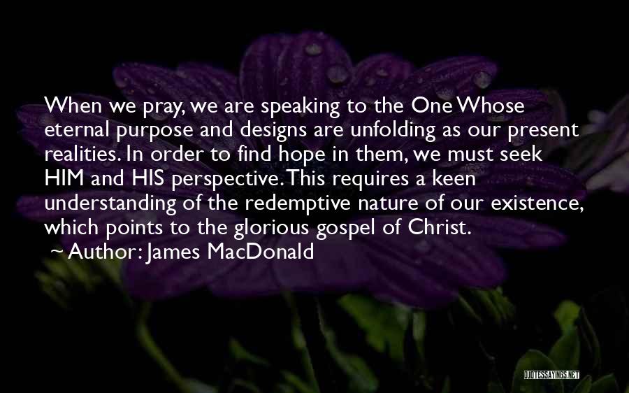 Eternal Perspective Quotes By James MacDonald