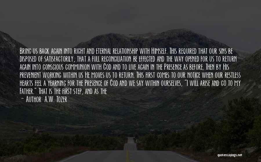 Eternal Relationship Quotes By A.W. Tozer