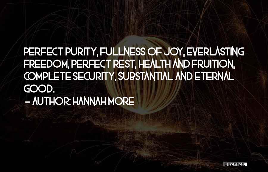 Eternal Rest Quotes By Hannah More