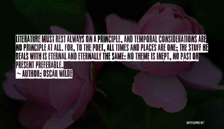 Eternal Rest Quotes By Oscar Wilde