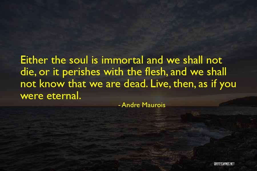 Eternal Soul Quotes By Andre Maurois