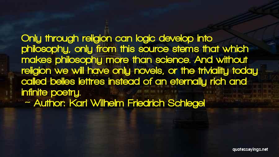 Eternally Quotes By Karl Wilhelm Friedrich Schlegel