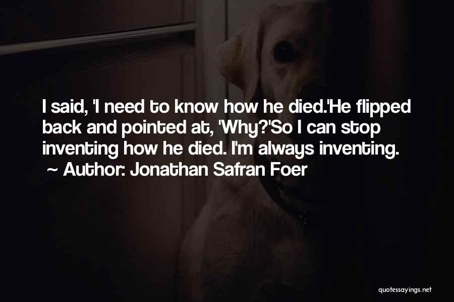 Ethan Haas Quotes By Jonathan Safran Foer