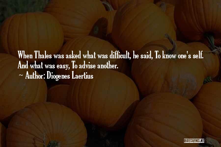 Ethanya Quotes By Diogenes Laertius