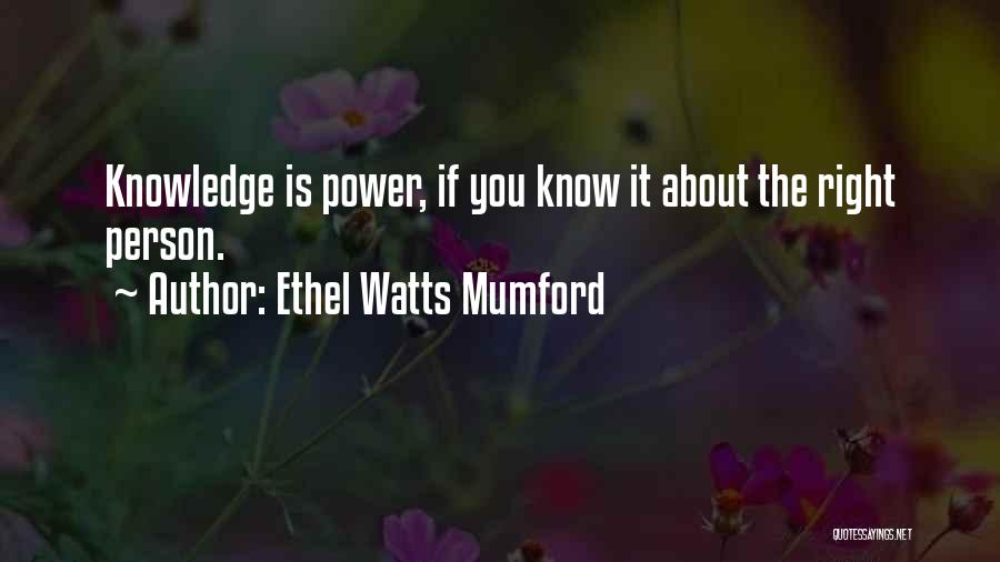 Ethel Watts Mumford Quotes 1872068