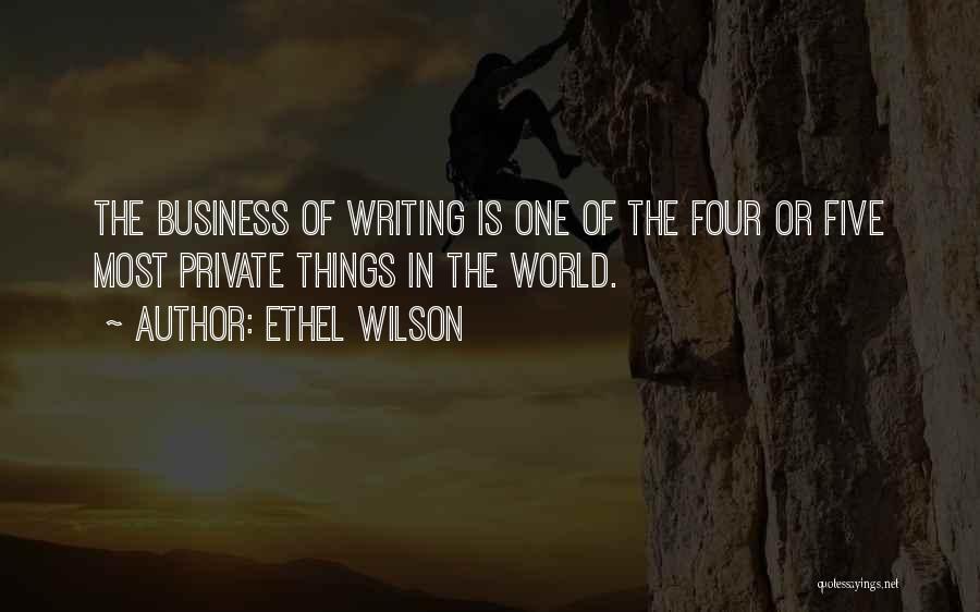 Ethel Wilson Quotes 1008105