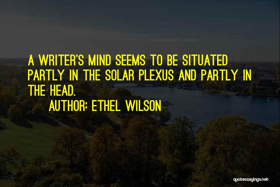 Ethel Wilson Quotes 290156