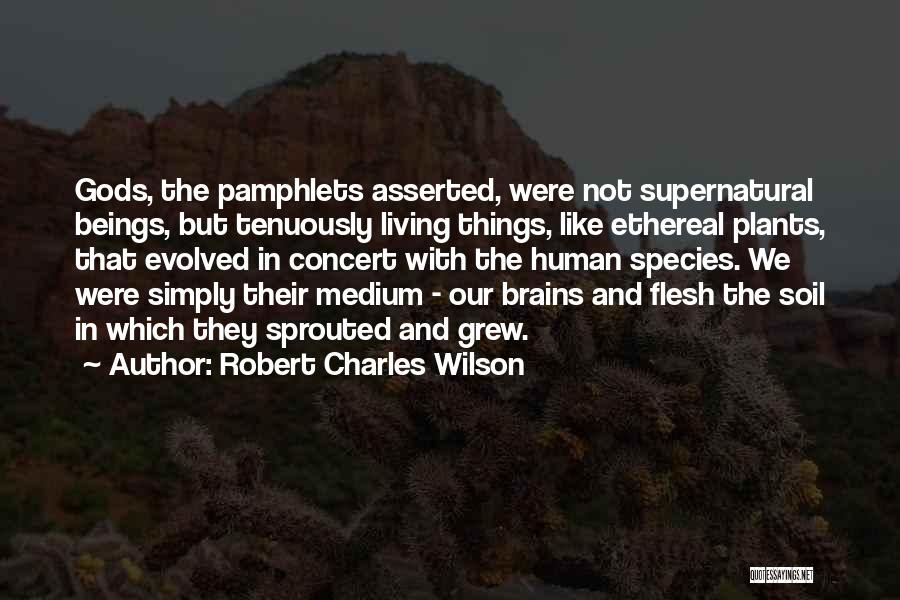 Ethereal Beings Quotes By Robert Charles Wilson