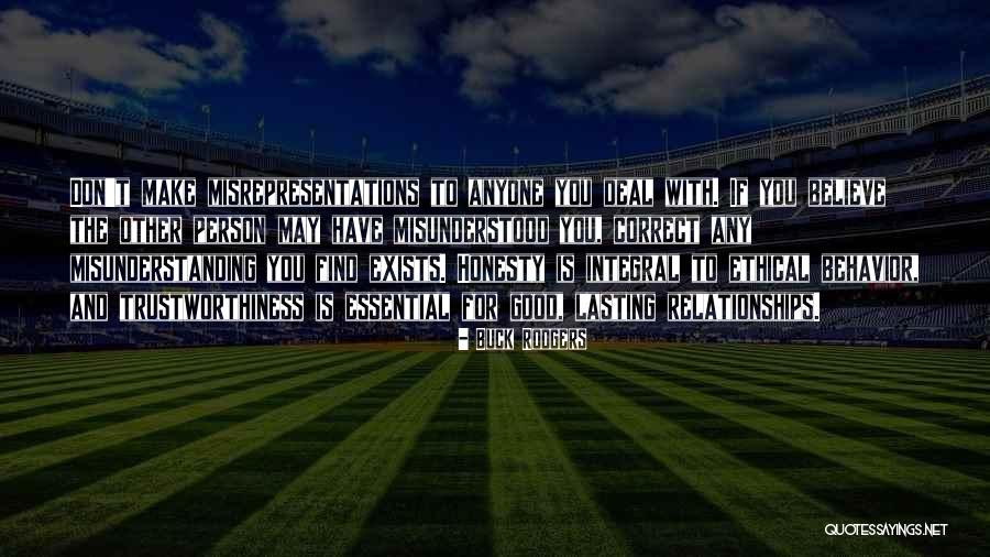 Ethical Behavior Quotes By Buck Rodgers Ethical Behavior Quotes By Buck Rodgers