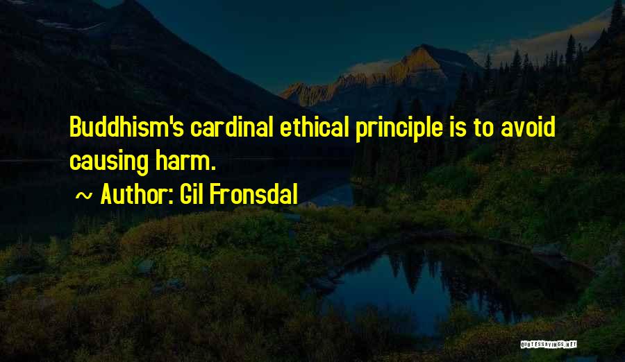 Ethical Principles Quotes By Gil Fronsdal