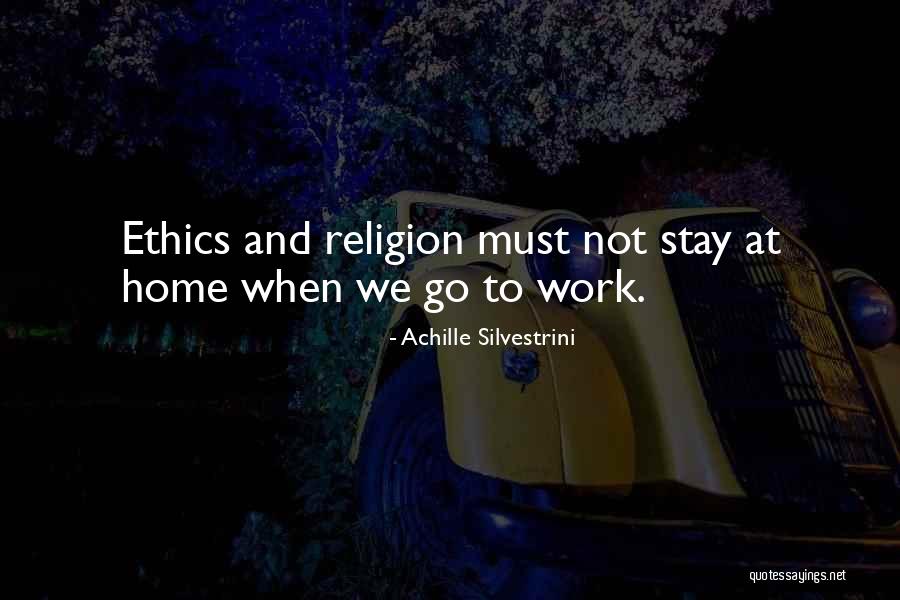 Ethics And Business Quotes By Achille Silvestrini Ethics And Business Quotes By Achille Silvestrini