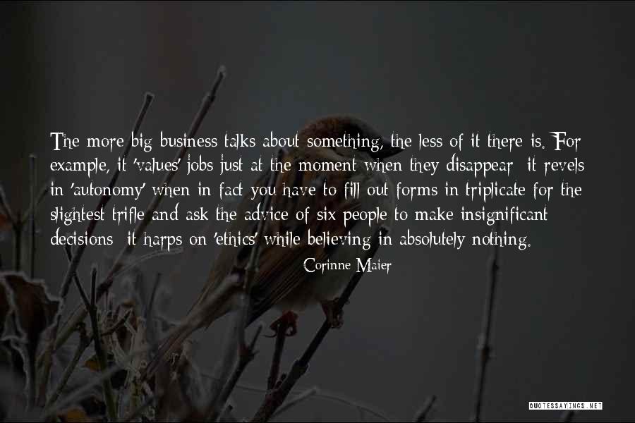 Ethics And Business Quotes By Corinne Maier Ethics And Business Quotes By Corinne Maier