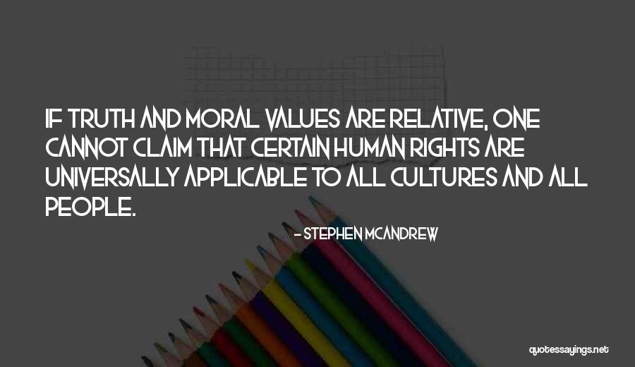 Ethics And Moral Values Quotes By Stephen McAndrew