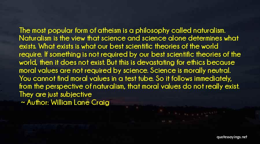 Ethics And Moral Values Quotes By William Lane Craig
