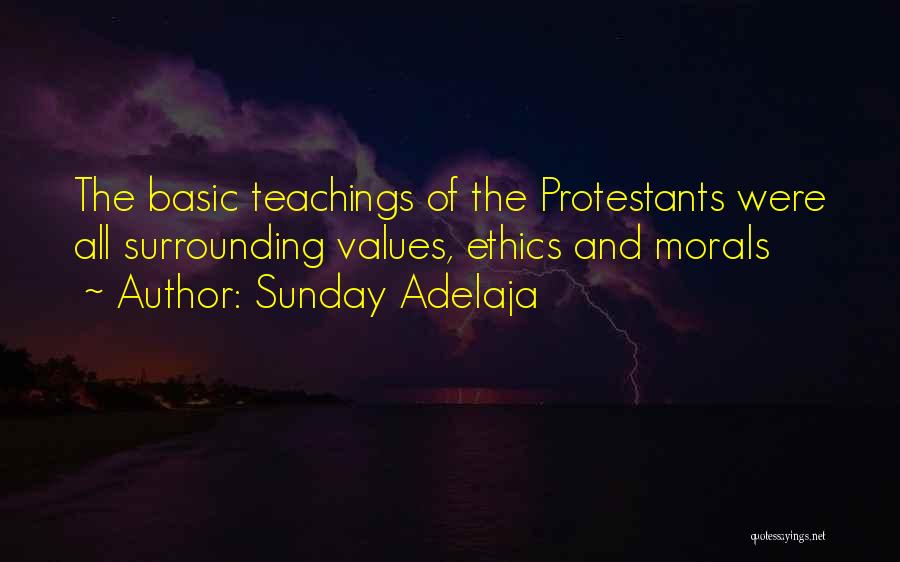 Ethics And Morals Quotes By Sunday Adelaja