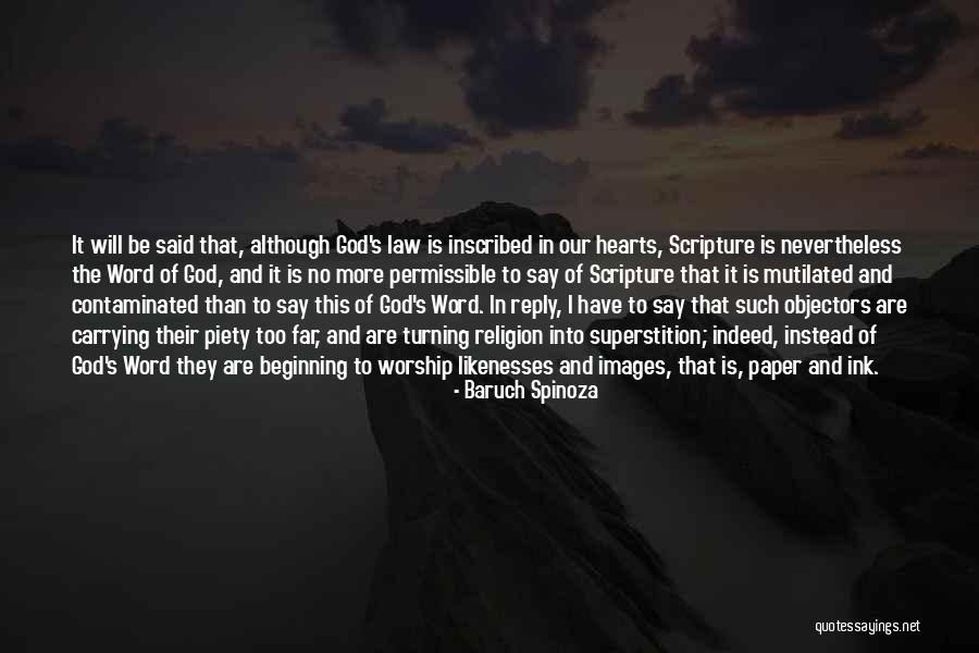 Ethics And Religion Quotes By Baruch Spinoza