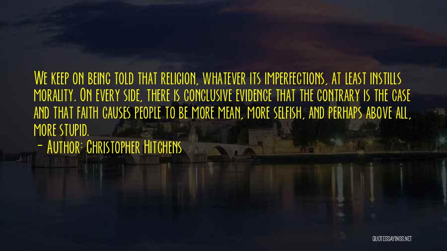 Ethics And Religion Quotes By Christopher Hitchens