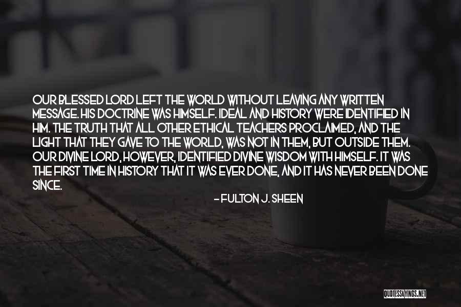 Ethics And Religion Quotes By Fulton J. Sheen Ethics And Religion Quotes By Fulton J. Sheen