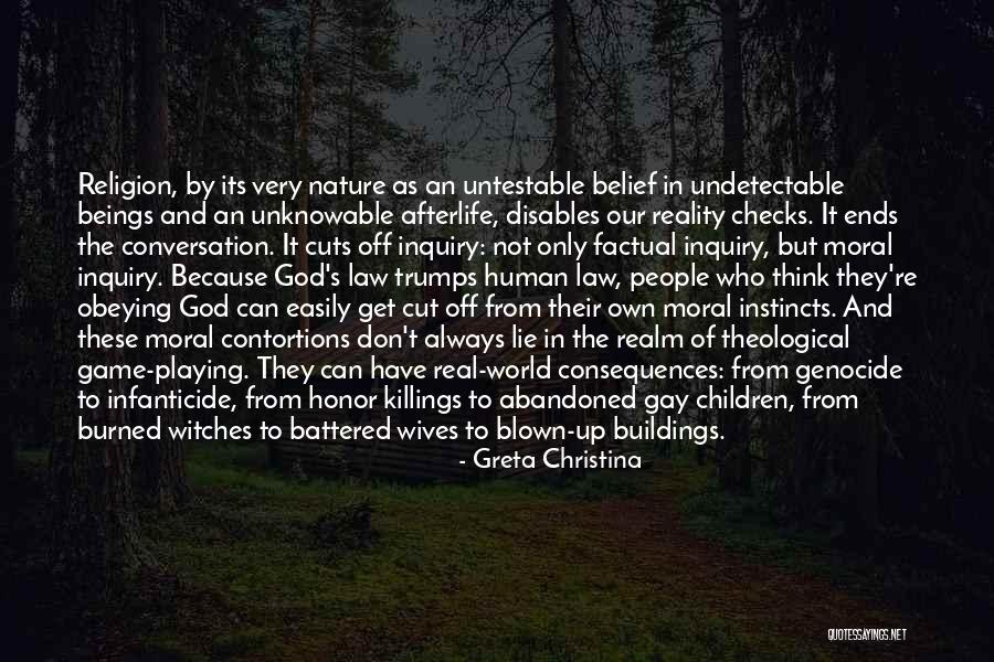 Ethics And Religion Quotes By Greta Christina Ethics And Religion Quotes By Greta Christina