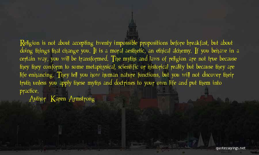 Ethics And Religion Quotes By Karen Armstrong