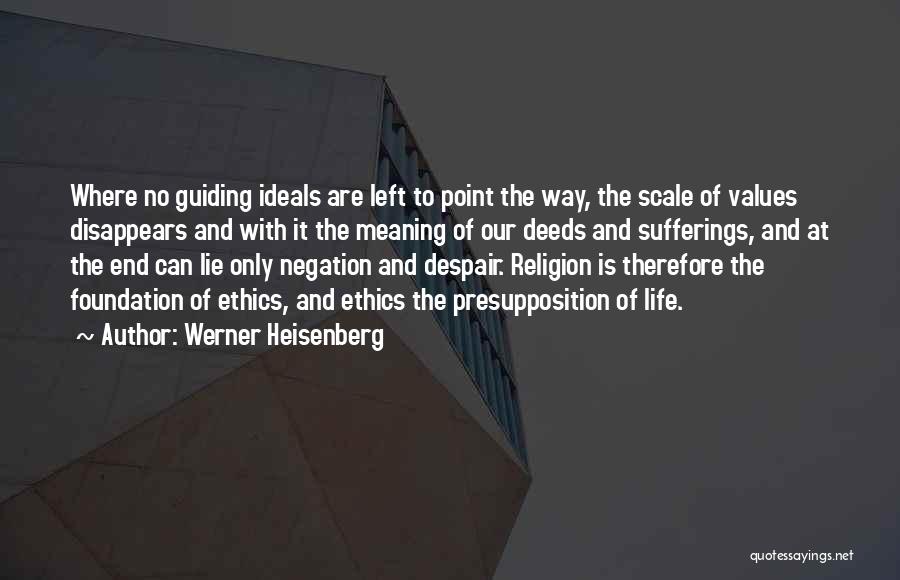 Ethics And Religion Quotes By Werner Heisenberg