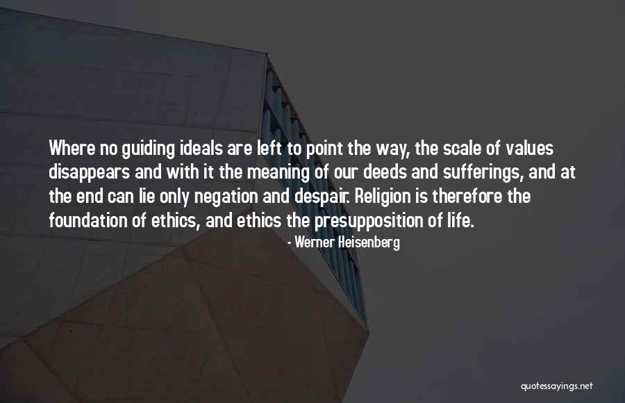 Ethics And Religion Quotes By Werner Heisenberg