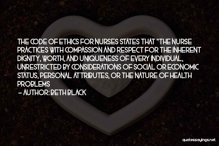 Ethics Code Quotes By Beth Black