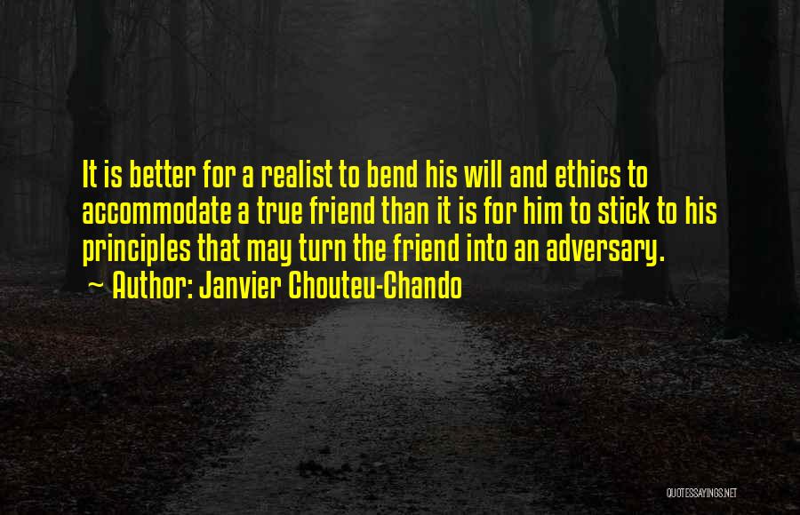Ethics Humor Quotes By Janvier Chouteu-Chando