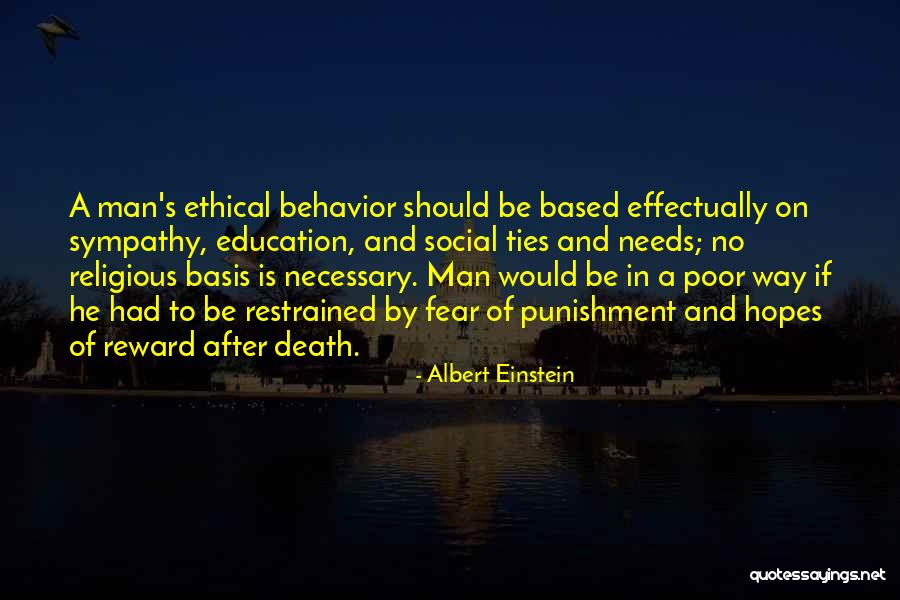 Ethics In Education Quotes By Albert Einstein