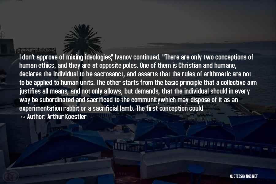 Ethics In Politics Quotes By Arthur Koestler