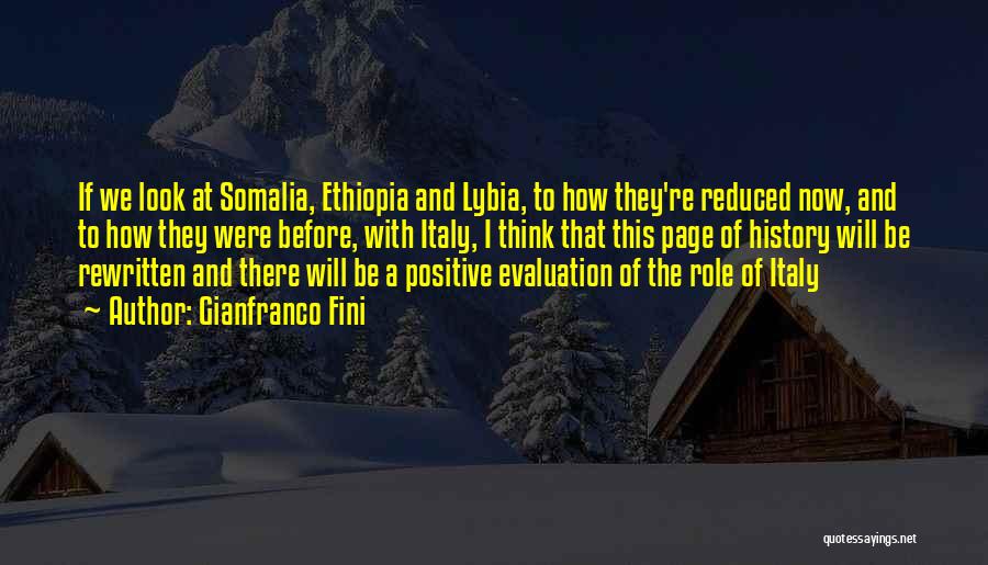 Ethiopia Quotes By Gianfranco Fini