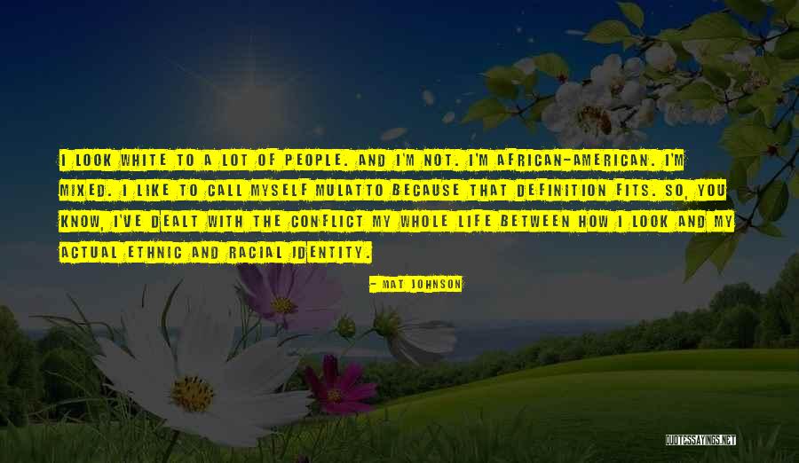 Ethnic Look Quotes By Mat Johnson Ethnic Look Quotes By Mat Johnson