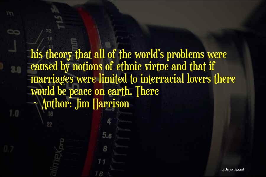 Ethnic Notions Quotes By Jim Harrison